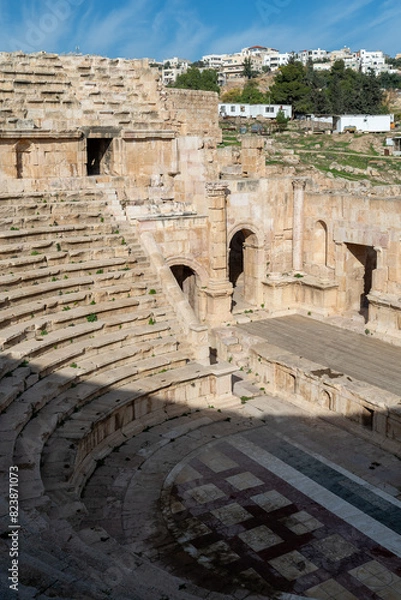 Obraz Ancient Roman Amphiteatre in Jordan