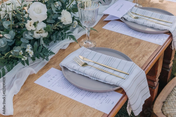 Obraz utensils on the table