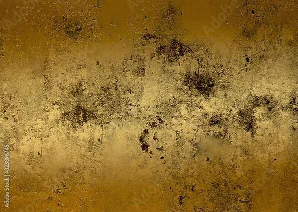 Obraz Golden Abstract  decorative paper texture  background  for  artwork  - Illustration