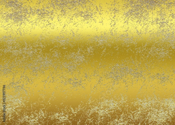 Obraz Golden Abstract  decorative paper texture  background  for  artwork  - Illustration