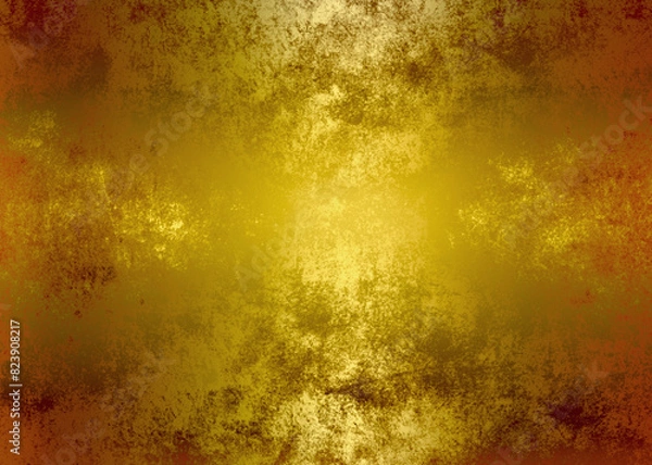 Obraz Golden Abstract  decorative paper texture  background  for  artwork  - Illustration