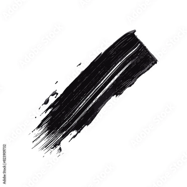 Fototapeta Brush stroke splash with dynamic texture and motion