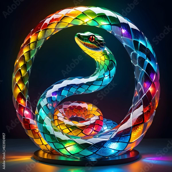 Obraz Glass snake