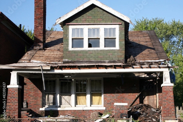 Obraz Opuszczony dom rodzinny