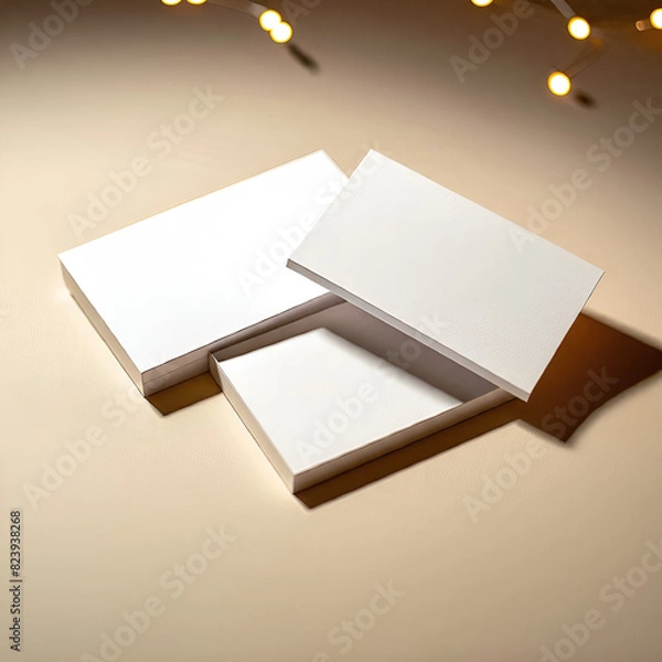 Fototapeta Mock-up, business card, design. Generative AI