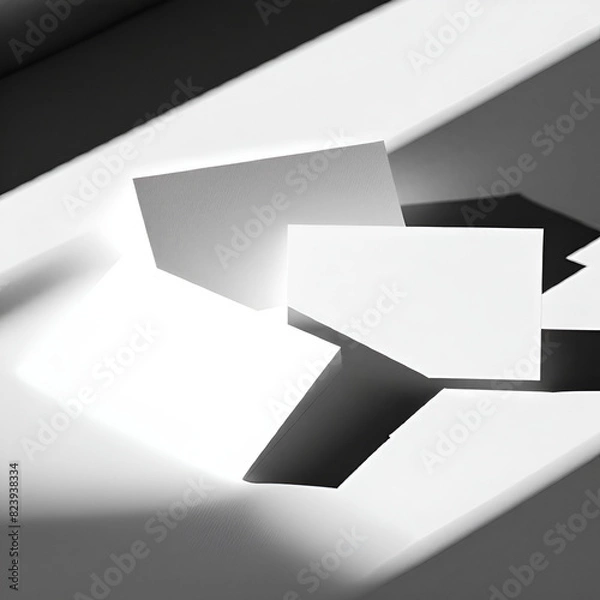 Fototapeta Mock-up, business card, design. Generative AI
