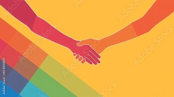 Fototapeta Allyship and Support