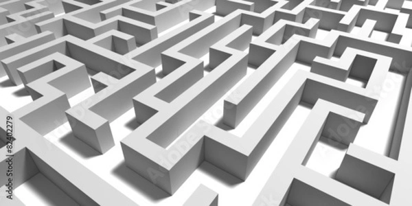 Fototapeta Maze. 3D. Labirynth