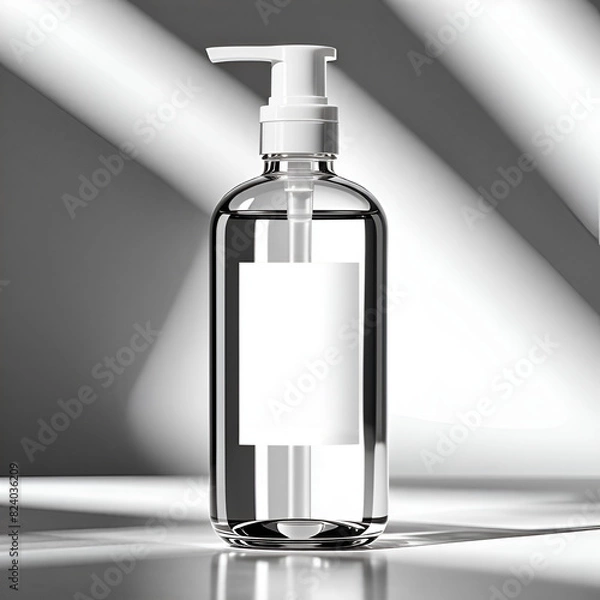 Fototapeta Mock-up, Cosmetic Container Design. Generative AI