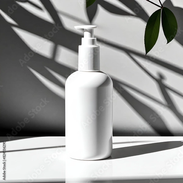 Fototapeta Mock-up, Cosmetic Container Design. Generative AI