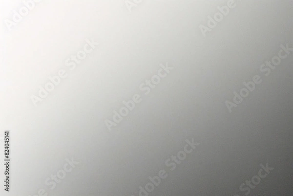 Fototapeta Silver foil background. Metal gradient vector shiny pattern. Chrome stainless gradation surface with reflection. Glossy grey brushed material.