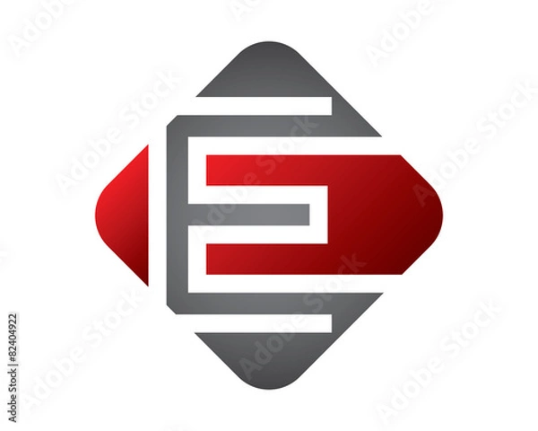 Obraz Letter E Logo Alternative