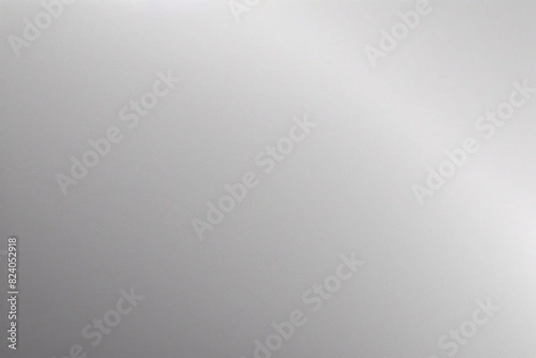 Obraz Silver foil background. Metal gradient vector shiny pattern. Chrome stainless gradation surface with reflection. Glossy grey brushed material.