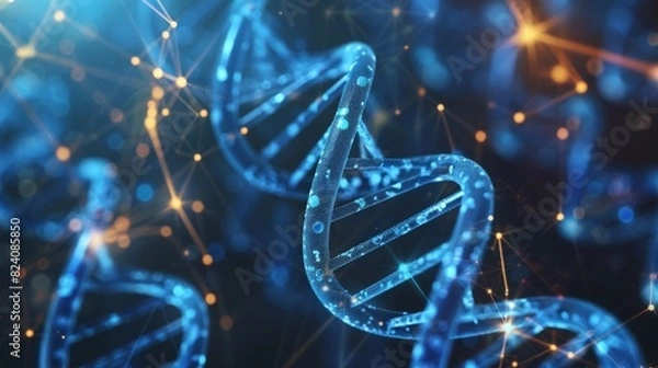 Obraz DNA science background