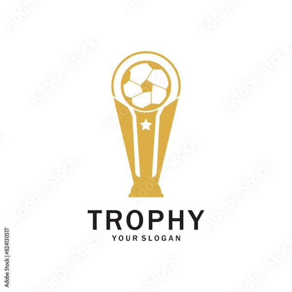 Obraz Vector Illustration Trophy Logo Template