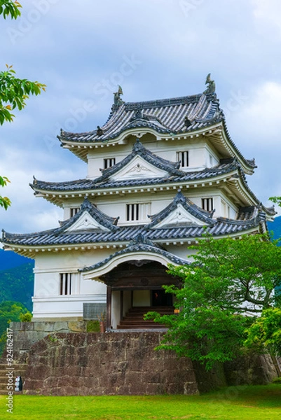 Fototapeta 宇和島城天守閣の写真 愛媛県