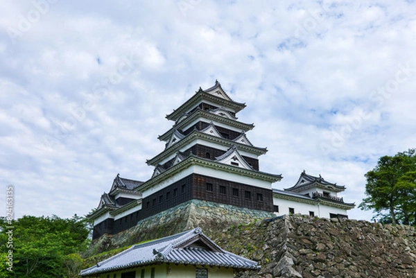 Fototapeta 大洲城の天守閣 愛媛県観光