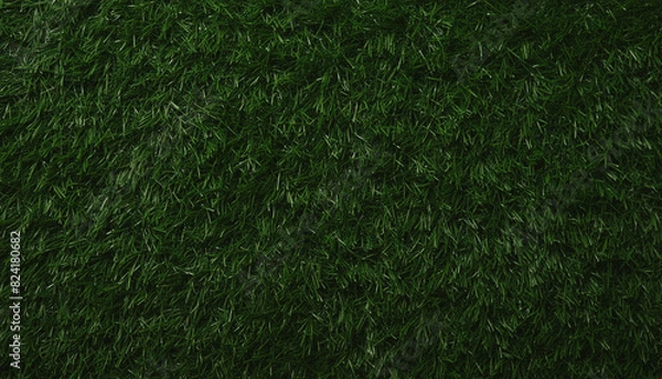 Obraz Seamless dark green grass texture