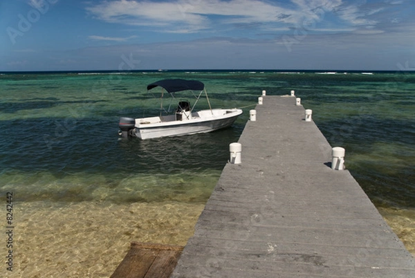 Obraz  Outboard in paradise