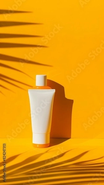 Fototapeta National sunscreen day concept with copy space area for text