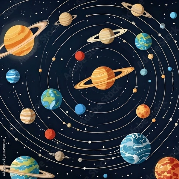 Fototapeta ดวงดาวในอวกาศอาจเป็นที่อยู่ของมนุษย์ในอนาคต