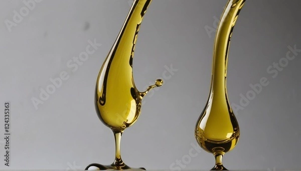 Obraz Oi drop in gold 