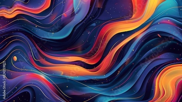 Fototapeta abstract background with lines