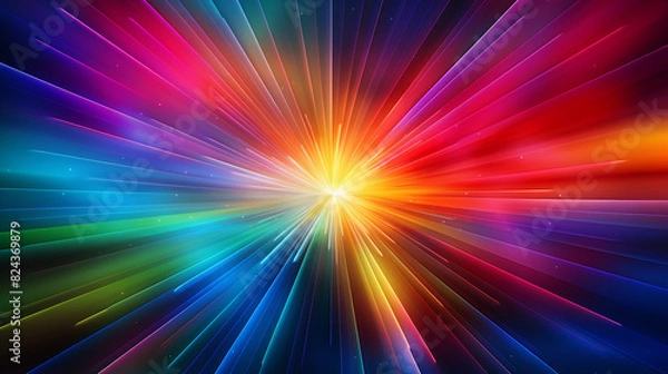 Obraz abstract rainbow background