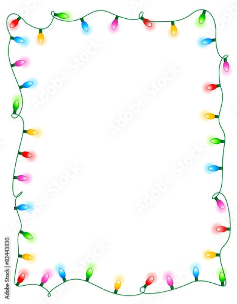 Fototapeta Light bulb frame