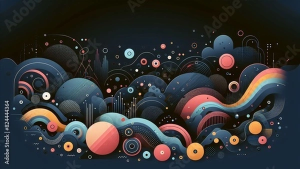Fototapeta Graphic wallpaper for decorate your screen and the other as you need