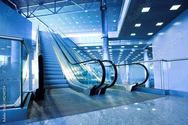 Obraz Escalators in exhibition