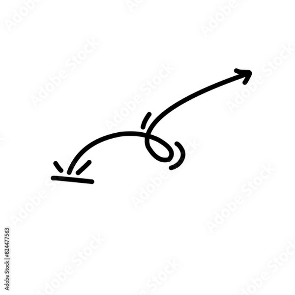 Obraz Bounce effect arrows