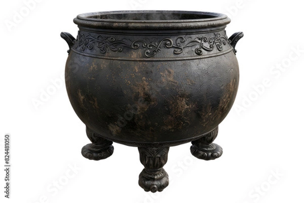 Obraz Witch cauldron isolated on white background