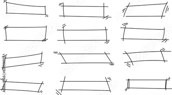 Obraz set of elements for your design