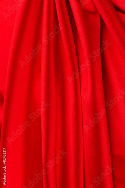 Fototapeta Red silk background.