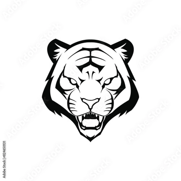 Obraz tiger head vector logo2