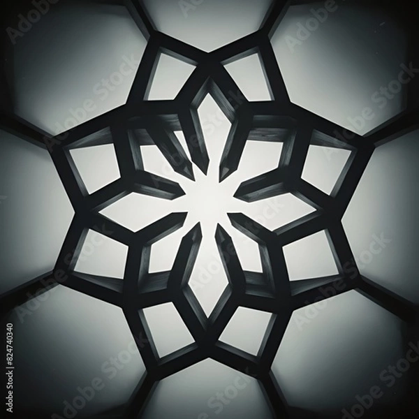 Obraz Pattern with tessellating pentagons