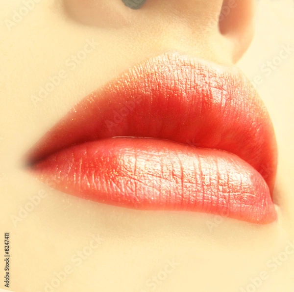 Obraz plump lips