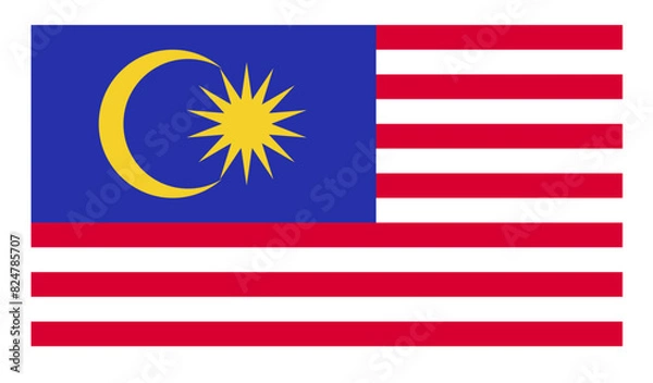 Obraz Flagge - Malasia