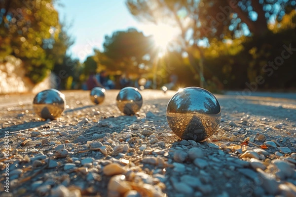 Obraz petanque balls