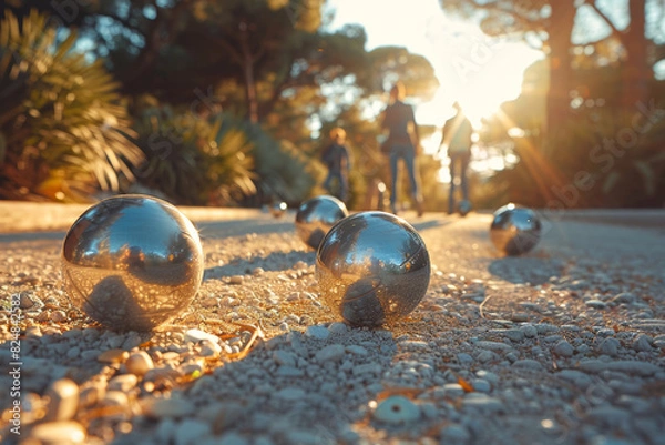 Obraz petanque balls