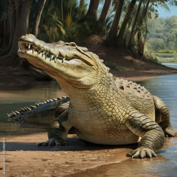 Obraz Crocodile in the wild