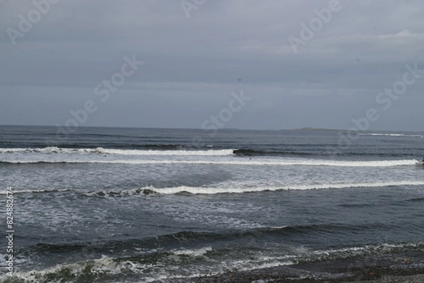 Fototapeta waves on the beach