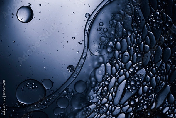 Fototapeta abstract science dark liquid background
