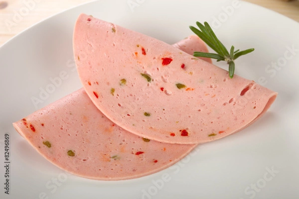 Obraz Fleischwurst mit Paprika