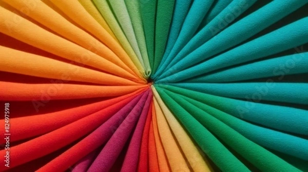 Obraz Bright, Multicolored Background with a Flannel Fabric Texture