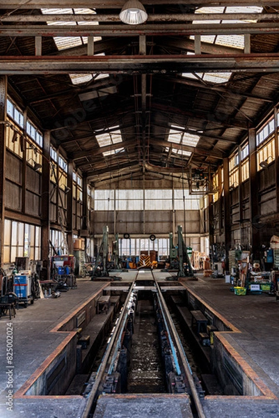 Fototapeta 整備場