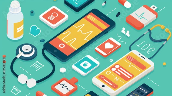 Fototapeta Digital Therapeutics: Revolutionizing Chronic Disease Management