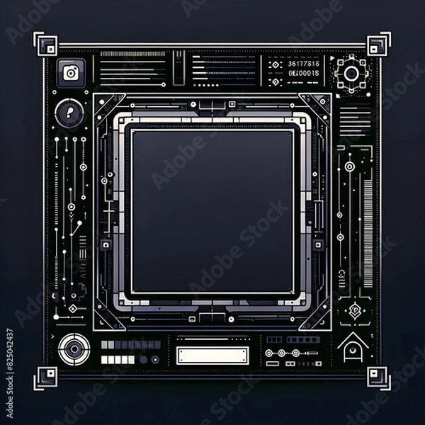 Obraz electronic circuit board