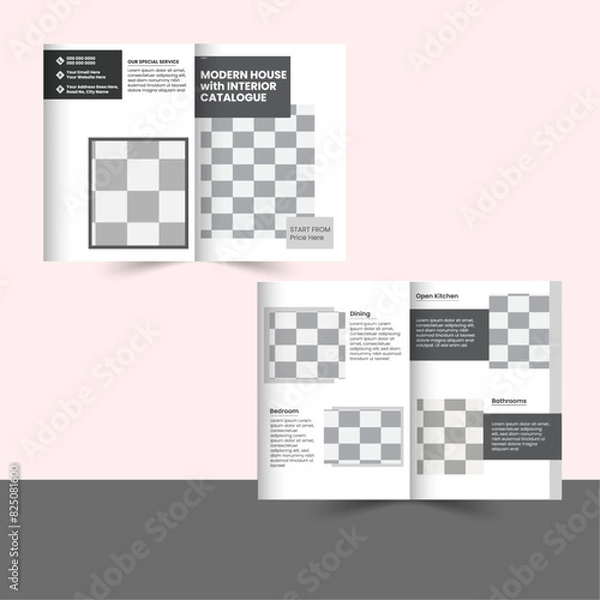 Obraz Product Catalogue Design.